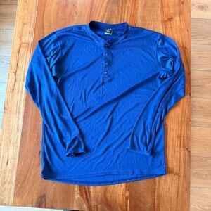Patagonia Men's Blue Capilene Long Sleeve Size M